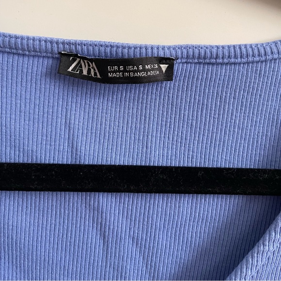 ZARA Ribbed Crop Top - Picture 3 of 3